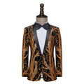 Sequins Performance Costume Men's Suit Versatile Jacket